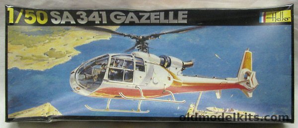 Heller 1/50 SA-341 Gazelle - (SA342), 484 plastic model kit